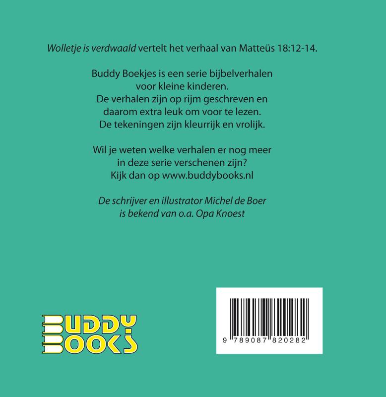 Achterkant van Wolletje is verdwaald