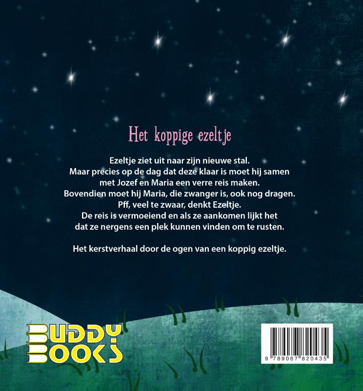 Achterkant van het koppige ezeltje