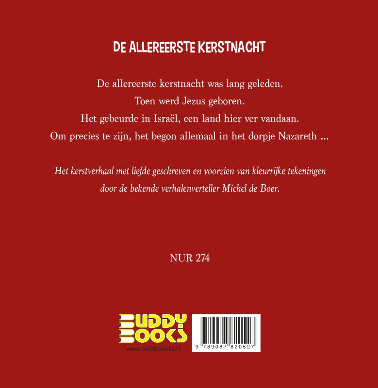 Achterkant van De allereerste kerstnacht