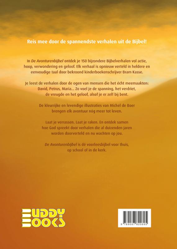Achterkant van De Avonturenbijbel