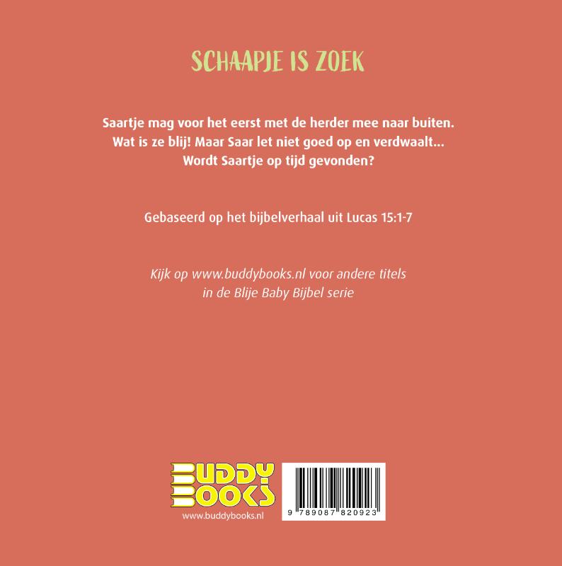 Achterkant van Schaapje is zoek