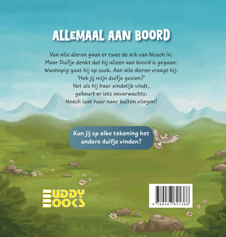 Achterkant van Allemaal aan boord
