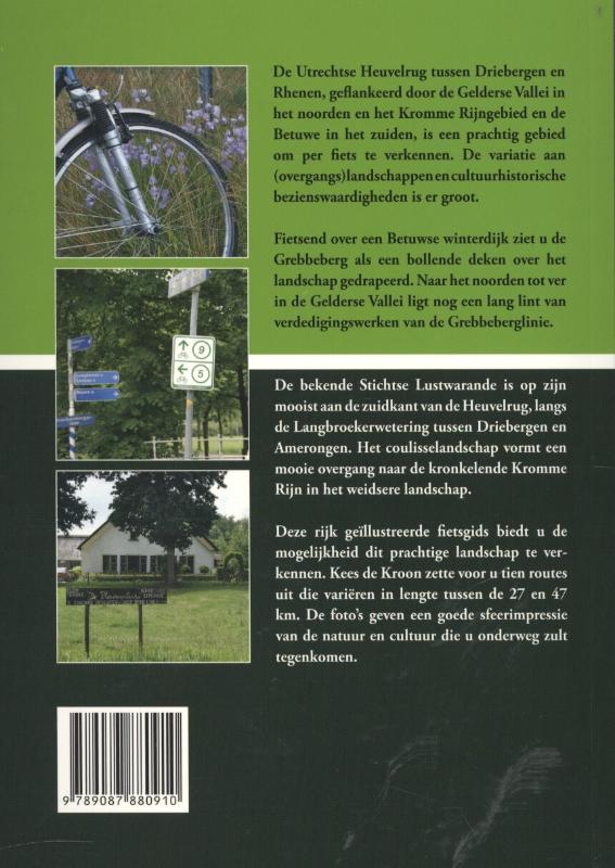 Achterkant van Tien Heuvelrugse fietsroutes