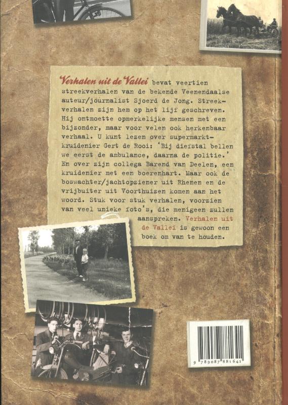 Achterkant van Verhalen uit de Vallei