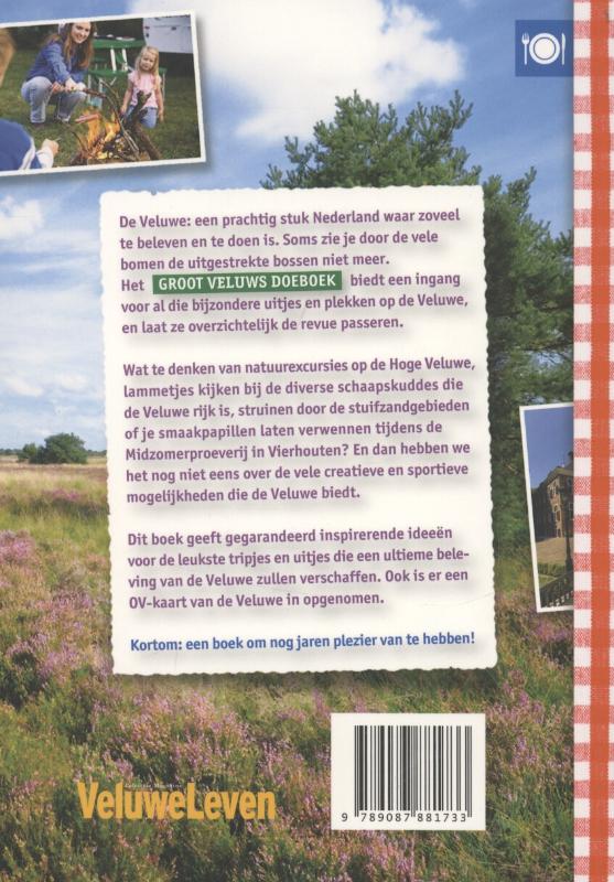 Achterkant van Groot Veluws doeboek