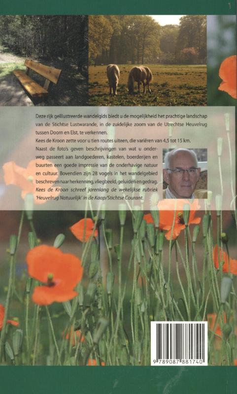 Achterkant van Tien Heuvelrugse wandelroutes