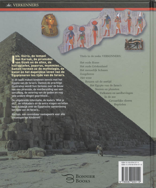 Achterkant van Het oude Egypte