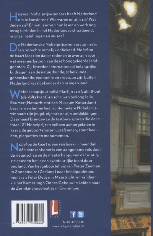 Achterkant van Nobel op de kaart