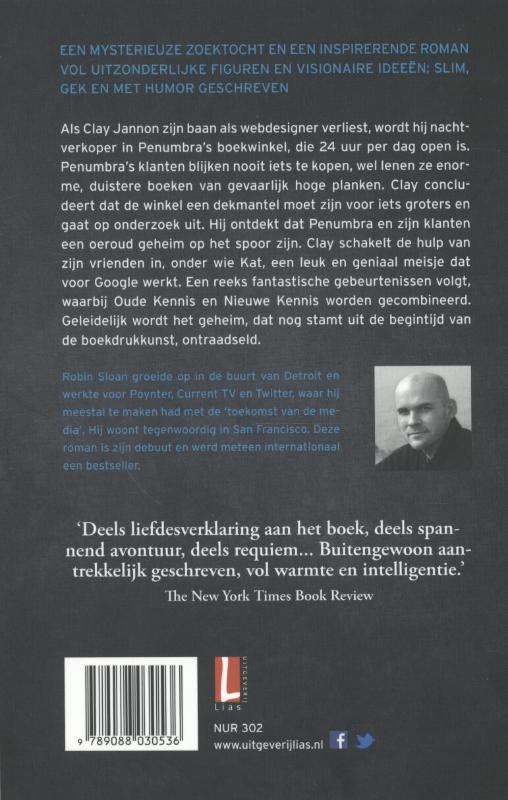 Achterkant van Het geheim van penumbra's