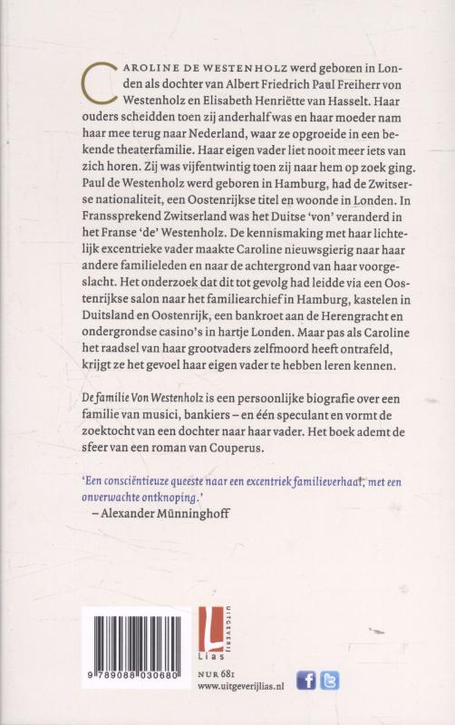 Achterkant van De familie Von Westenholz