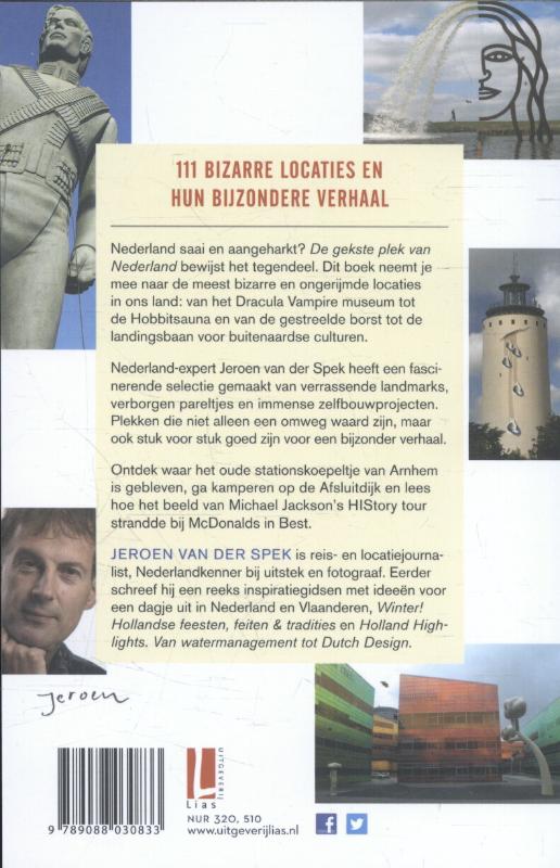 Achterkant van De gekste plek van Nederland