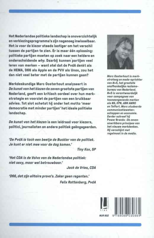 Achterkant van De kunst van het kiezen