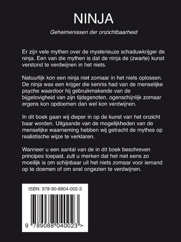 Achterkant van Ninja