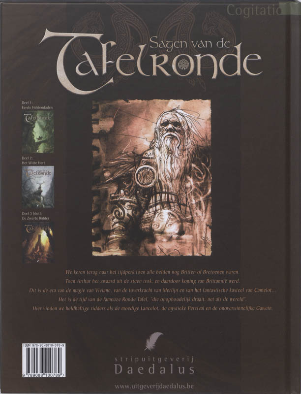 Achterkant van 3 de zwarte ridder