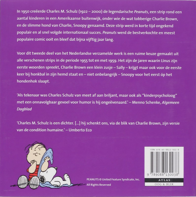 Achterkant van Peanuts 2 De jaren 1955-1959