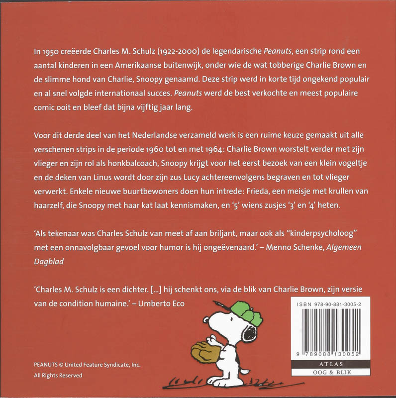 Achterkant van Peanuts, de jaren 1960-1964