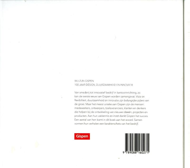 Achterkant van Wij zijn Gispen
