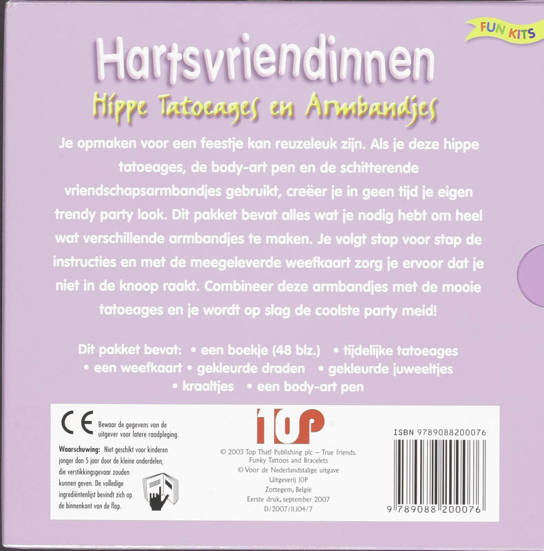 Achterkant van Hartsvriendinnen