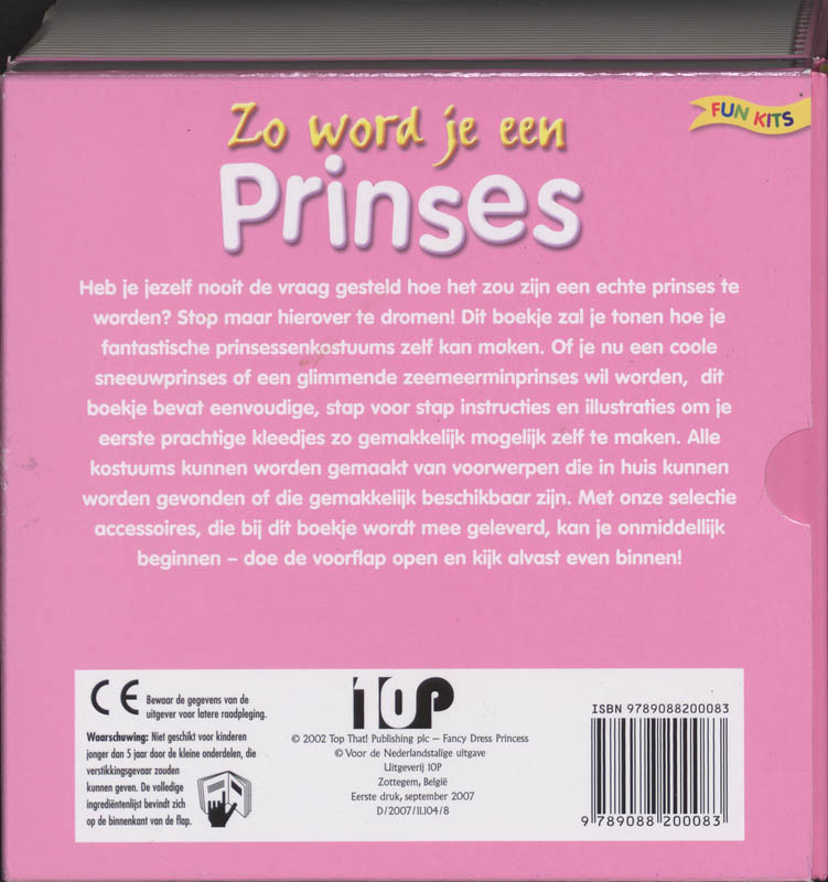 Achterkant van Fun kits : zo word je een prinses