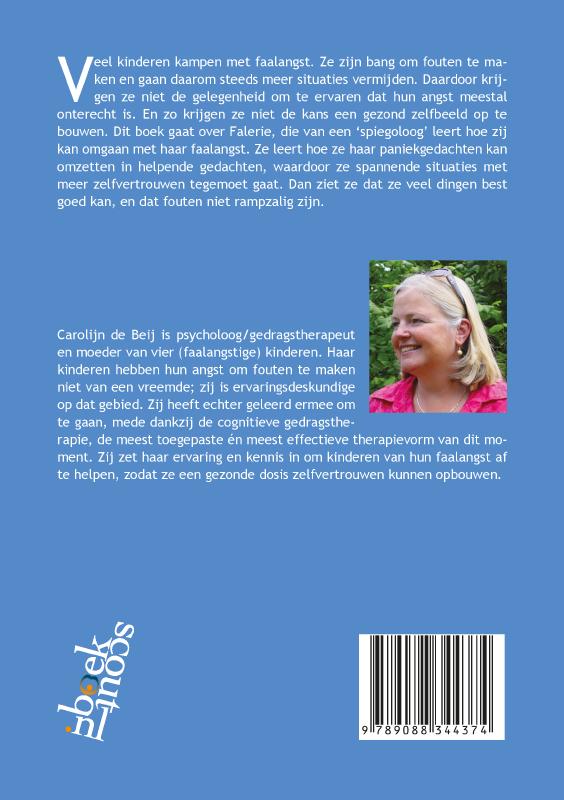 Achterkant van Ik kan het niet! Over faalangst