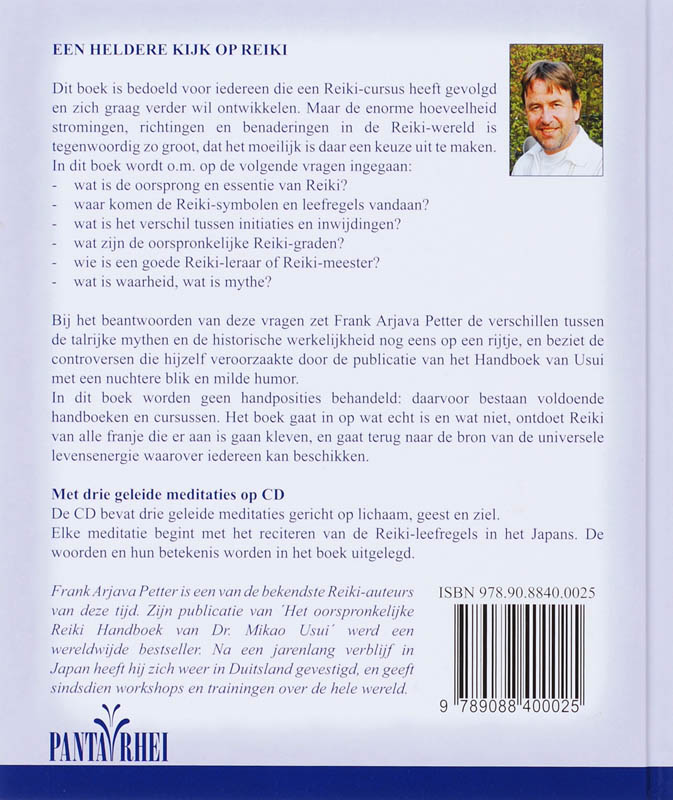 Achterkant van Een heldere kijk op Reiki