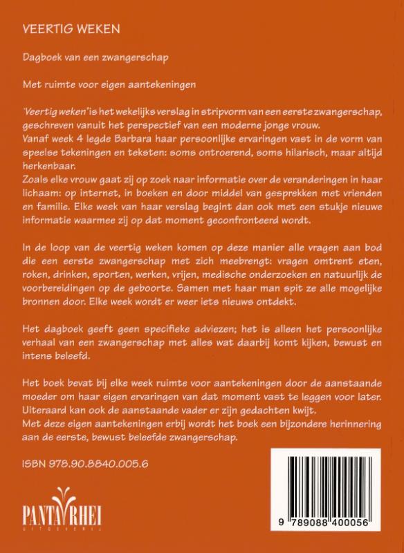 Achterkant van Veertig weken