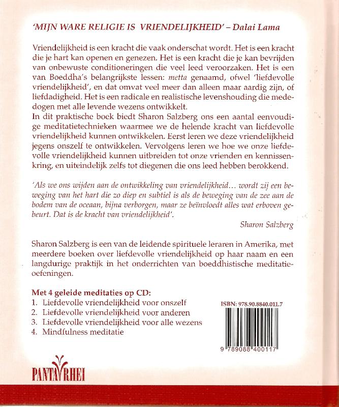 Achterkant van De kracht van vriendelijkheid