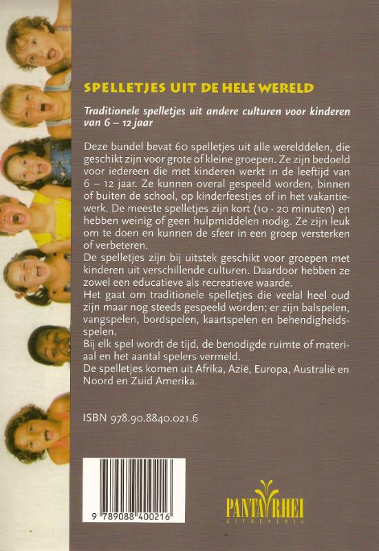 Achterkant van Spelletjes uit de hele wereld