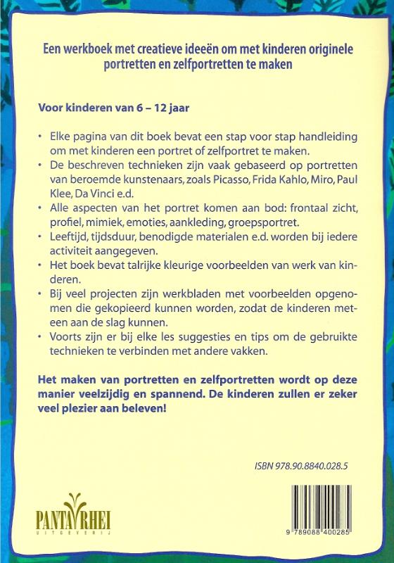 Achterkant van Creatief werken met portret en zelfportret