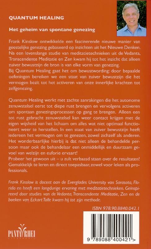 Achterkant van Quantum Healing