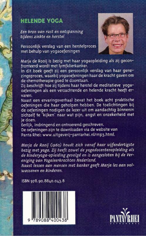Achterkant van Helende Yoga