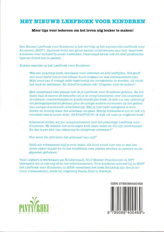 Achterkant van Het nieuwe leefboek voor kinderen