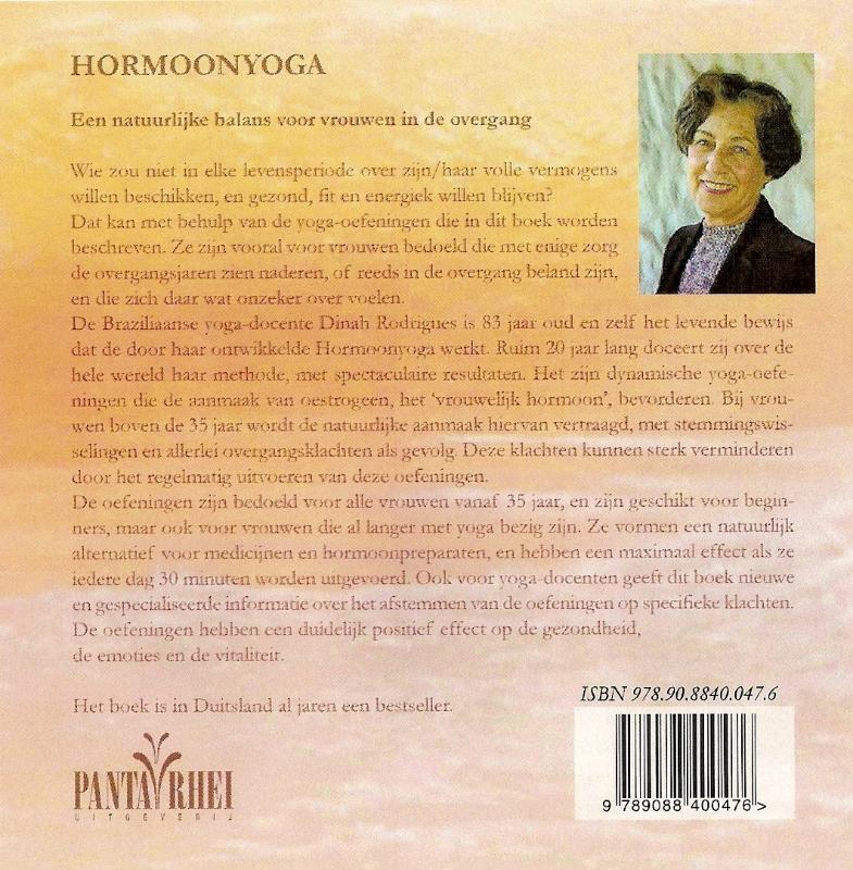 Achterkant van Hormoonyoga