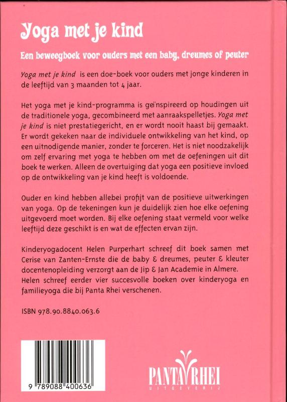 Achterkant van Yoga met je kind