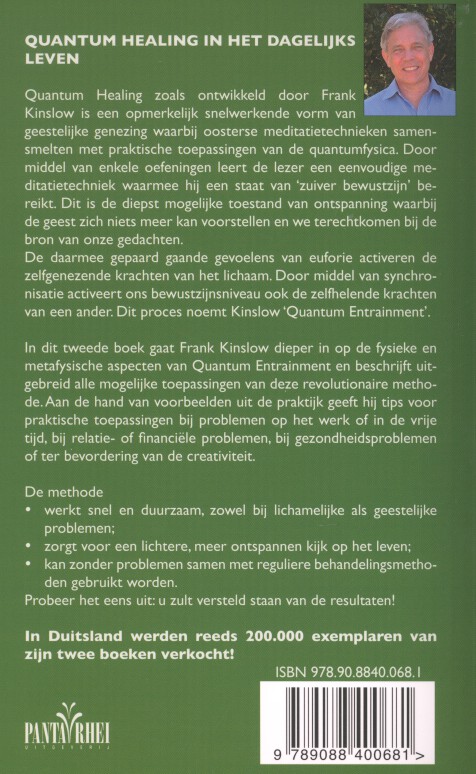 Achterkant van Quantum healing in het dagelijks leven