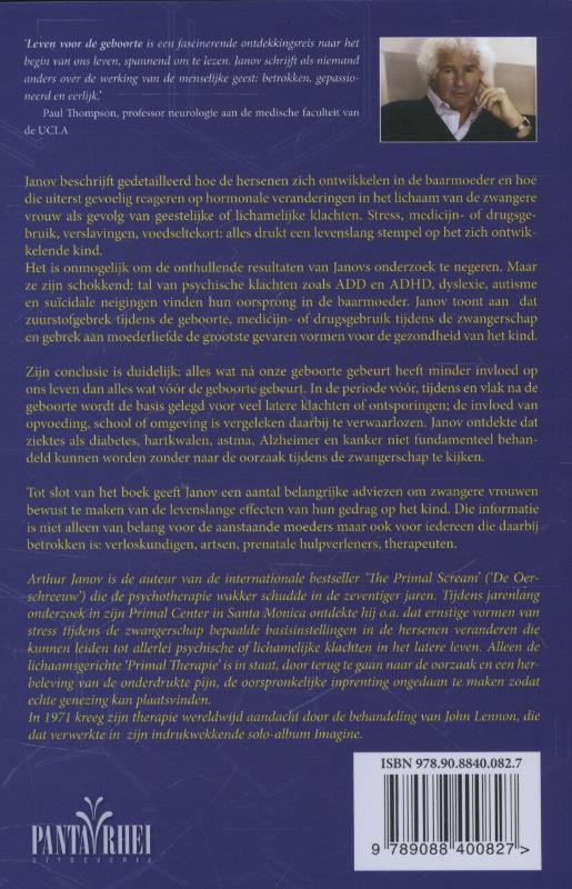 Achterkant van Leven voor de geboorte