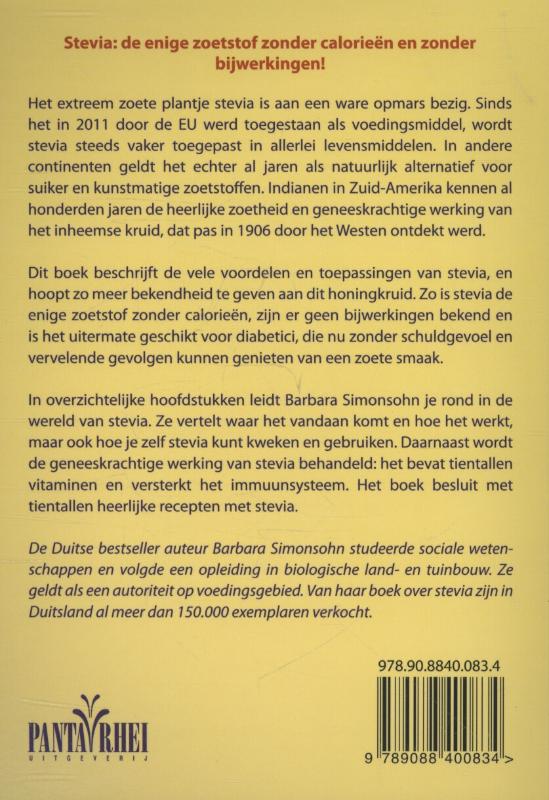Achterkant van Stevia