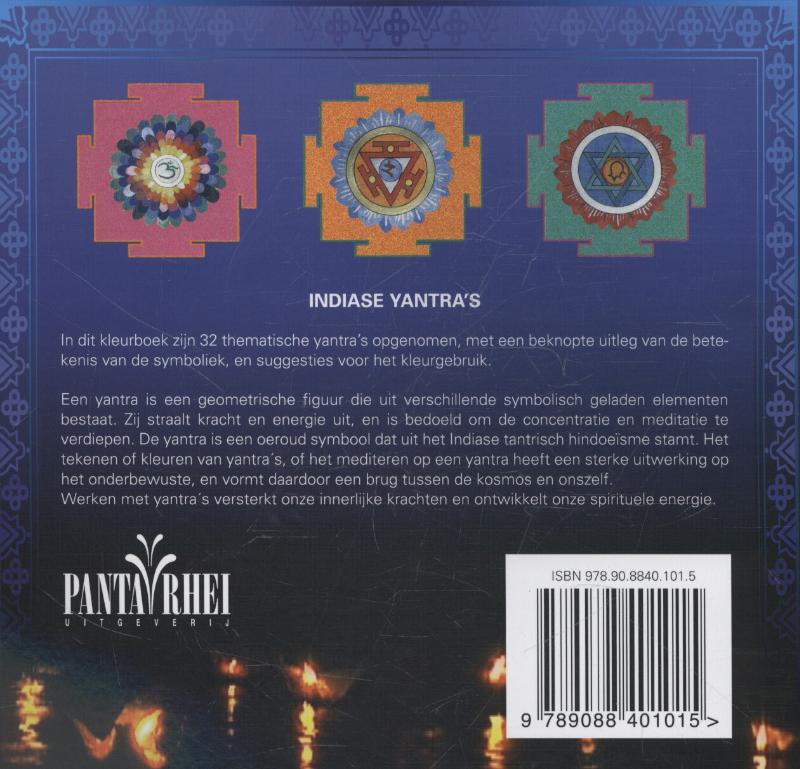 Achterkant van Indiase yantra's