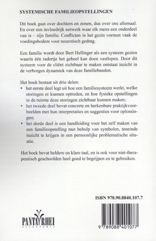 Achterkant van Systemische familieopstellingen