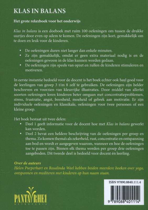 Achterkant van Klas in balans