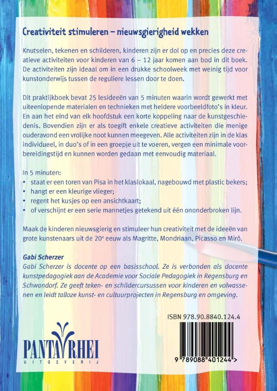Achterkant van Creatieve activiteiten van 5 minuten
