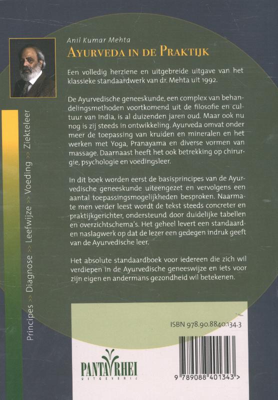 Achterkant van Ayurveda in de praktijk