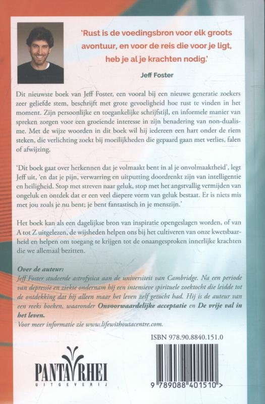 Achterkant van De weg van de rust