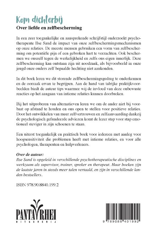Achterkant van Kom dichterbij