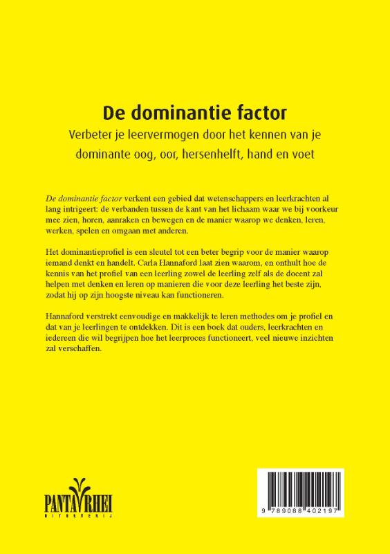 Achterkant van De dominantie factor