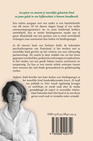 Achterkant van Het innerlijke kind en de liefde