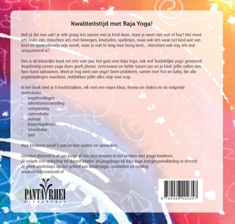 Achterkant van Raja Yoga voor kinderen
