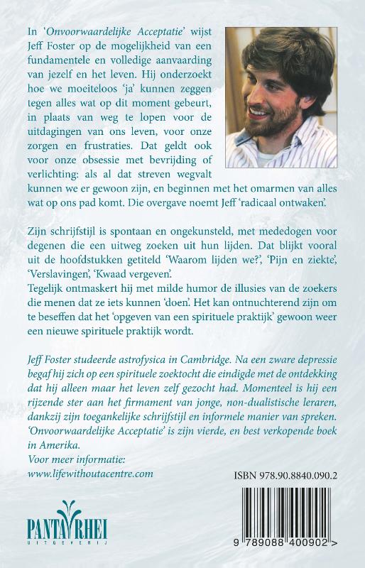 Achterkant van Onvoorwaardelijke acceptatie