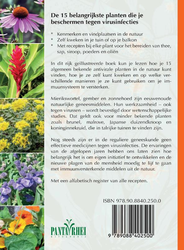 Achterkant van Antivirale planten