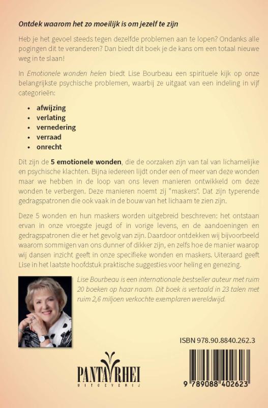 Achterkant van Emotionele wonden helen